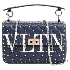 Valentino Garavani Rockstud Spike VLTN Medium Ledertasche