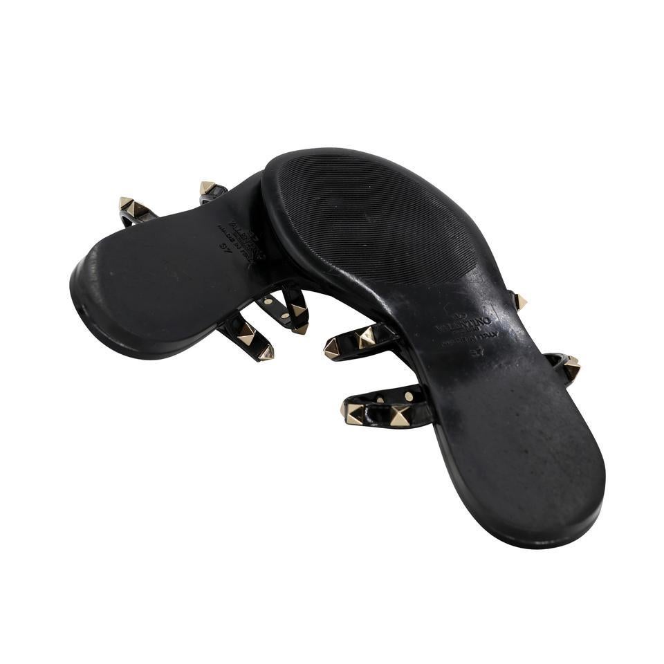 Valentino Garavani Rockstud Studded 37 Gladiator Thong Sandals VL-S0529P-0003 5