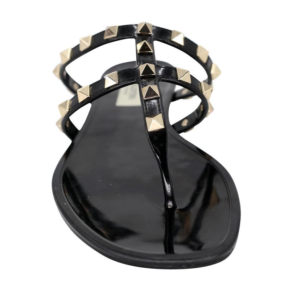 Valentino Garavani Rockstud Studded 37 Gladiator Thong Sandals VL-S0529P-0003 3