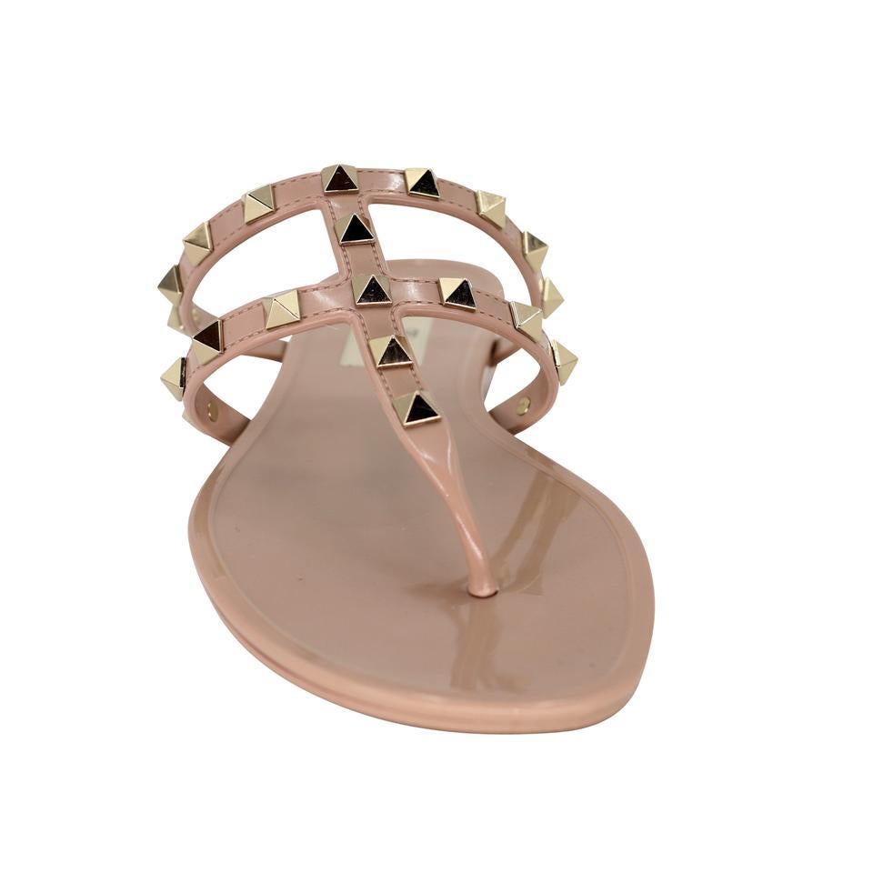 Valentino Garavani Rockstud Studded 37 Gladiator Thong Sandals VL-S0529P-0004 1