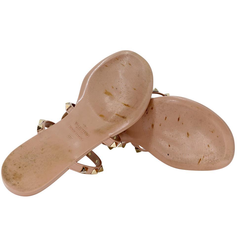 Valentino Garavani Rockstud Studded 37 Gladiator Thong Sandals VL-S0529P-0004 3