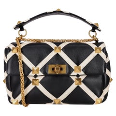 Valentino Garavani Roman Stud Large Leather Shoulder Bag