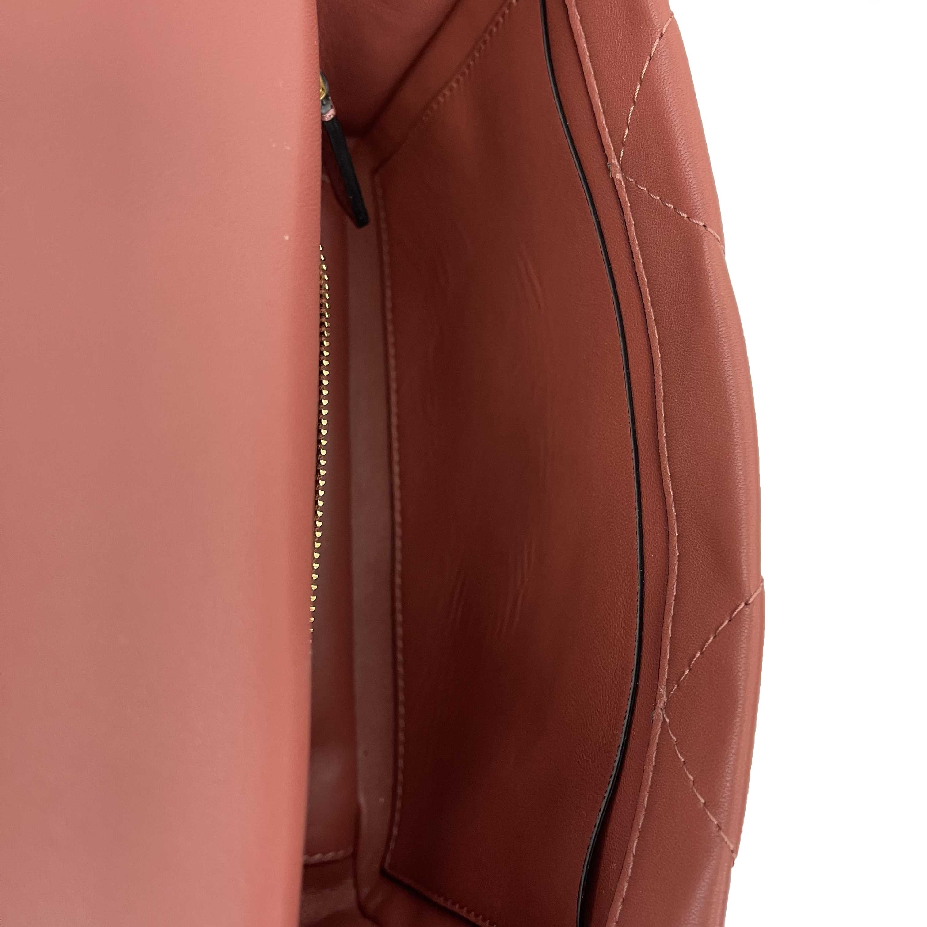 Valentino Garavani Roman Stud Medium Quilted - Ginger - Top Handle Shoulder Bag For Sale 4