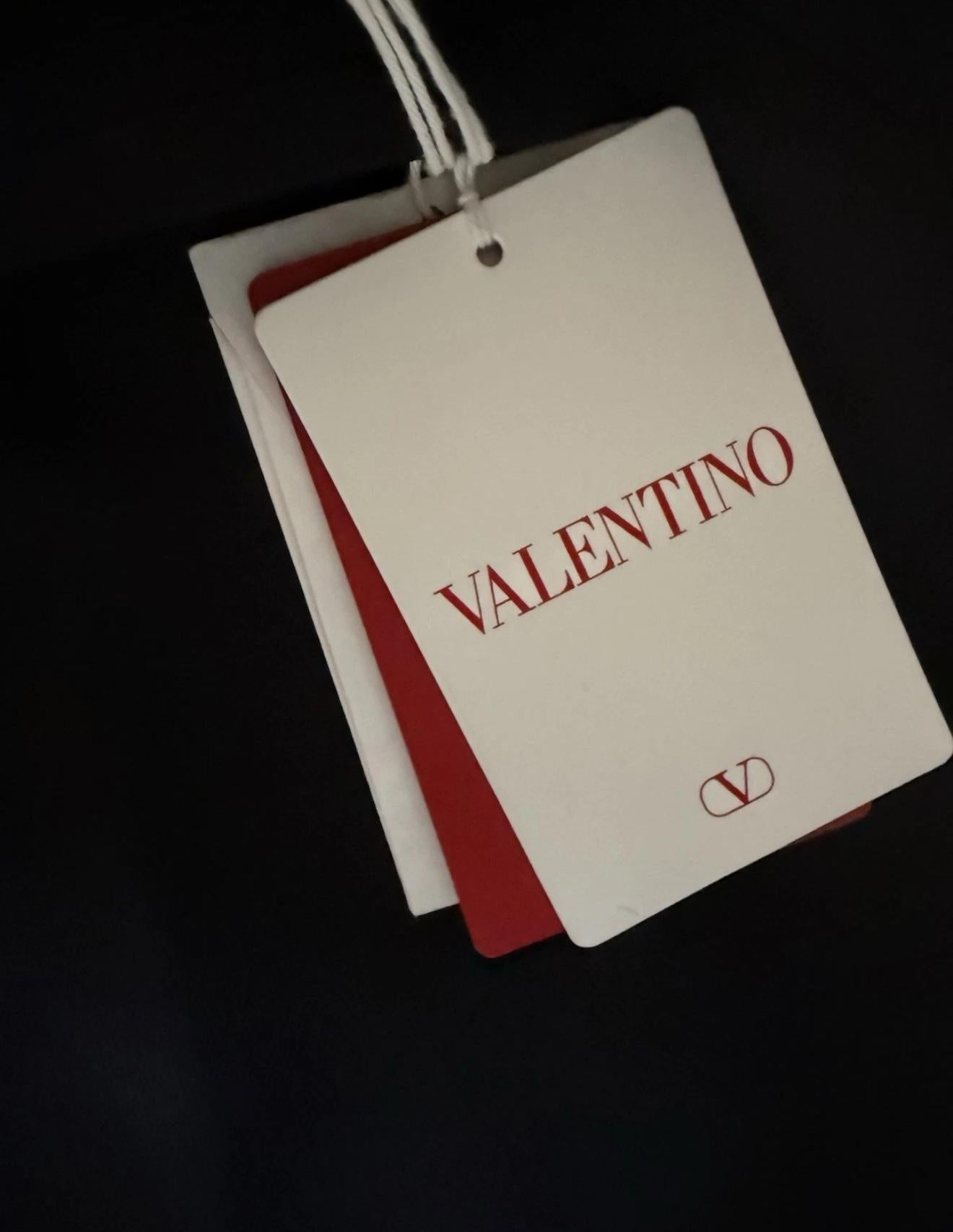 VALENTINO GARAVANI Runway F/W 2023 Black Tie Collection Mini Dress  NWT IT 42 4