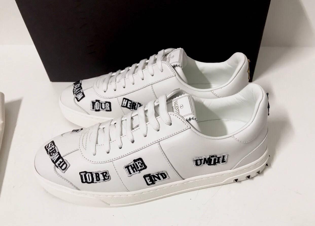 Valentino Garavani Shoes  Flycrew Sneakers White for Men's 2017  In New Condition For Sale In Lombardia, IT
