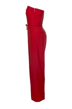 Valentino Garavani, sleeveless jumpsuit in red