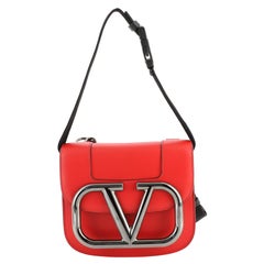 Valentino Garavani Supervee Convertible Satchel Leather Small