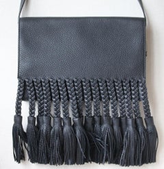 Valentino Garavani T.B.C. Braided Fringe Shoulder Bag