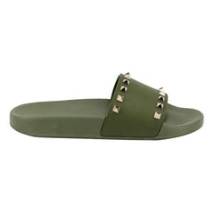 Valentino Garavani The Rockstud Rubber Slides EU 38 UK 5 US 8