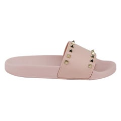 Valentino Garavani The Rockstud Rubber Slides EU 38 UK 5 US 8