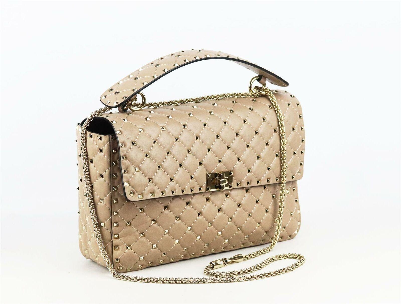 Valentino Garavani The Rockstud Spike Large Quilted Leather Shoulder Bag 5