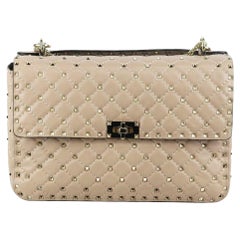 Valentino Garavani The Rockstud Spike Large Quilted Leather Shoulder Bag