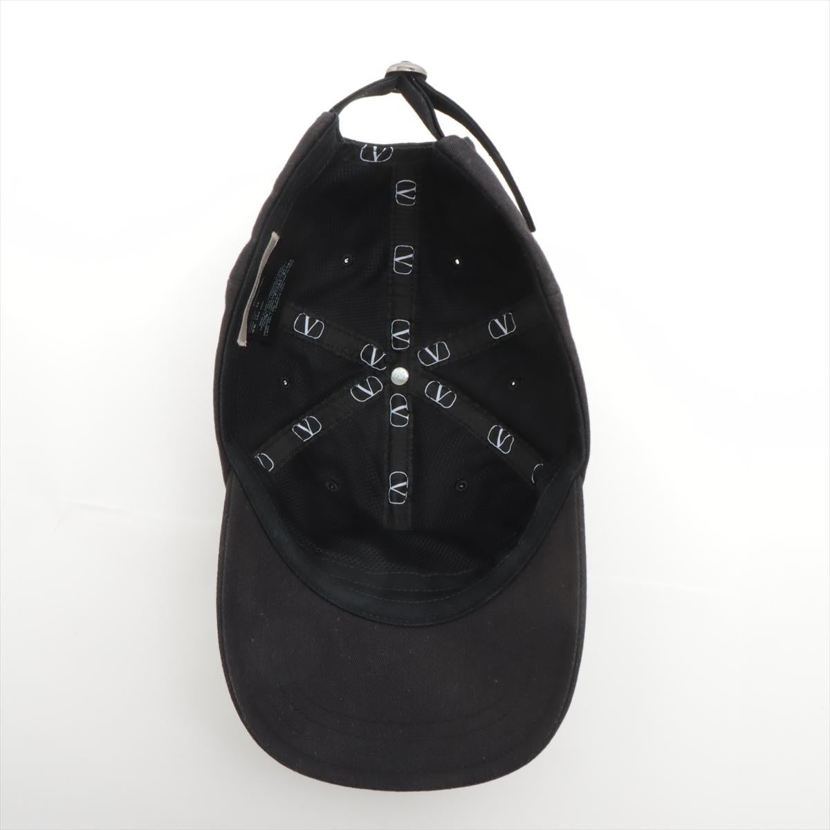Gorra Valentino Garavani V Logo Negro en venta 1