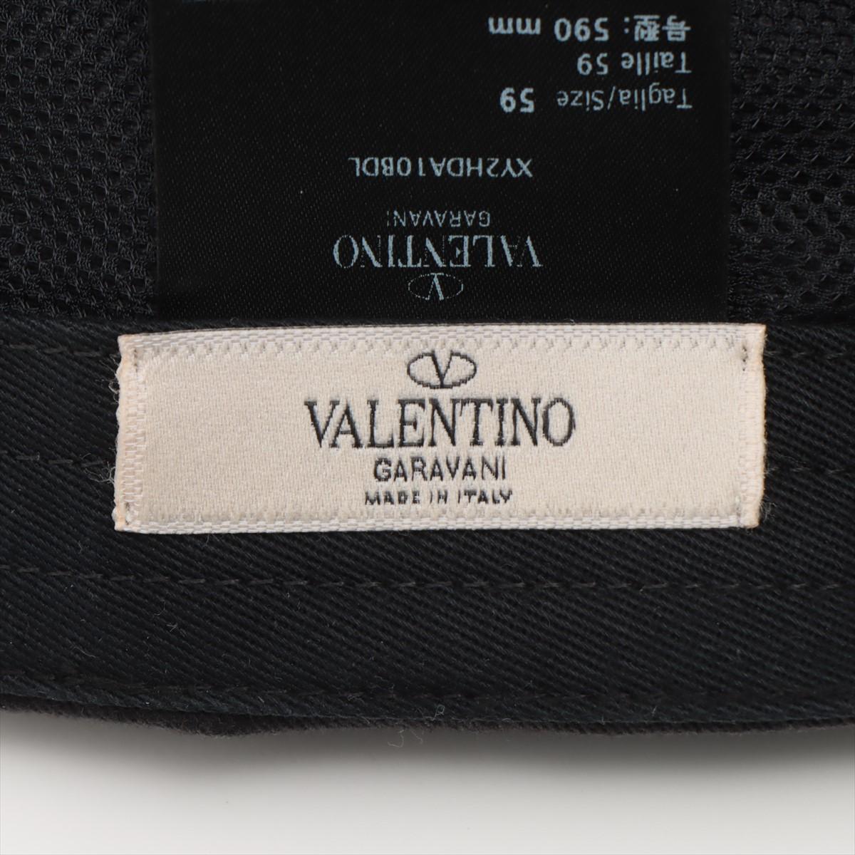 Gorra Valentino Garavani V Logo Negro en venta 2