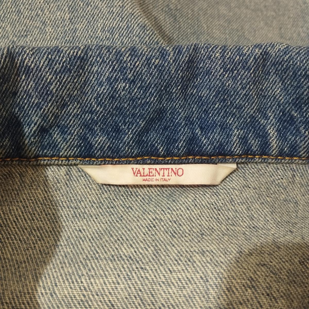 Valentino Garavani V Logo Denim Overshirt IT 52 / XL 3