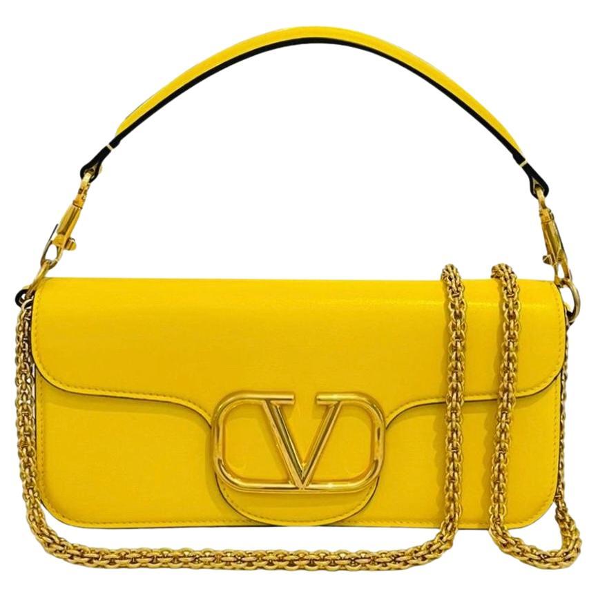 Valentino Garavani 'V' Logo Loco Shoulder Bag For Sale