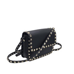 Valentino Garavani Vintage Rockstud Calf Leather Crossbody