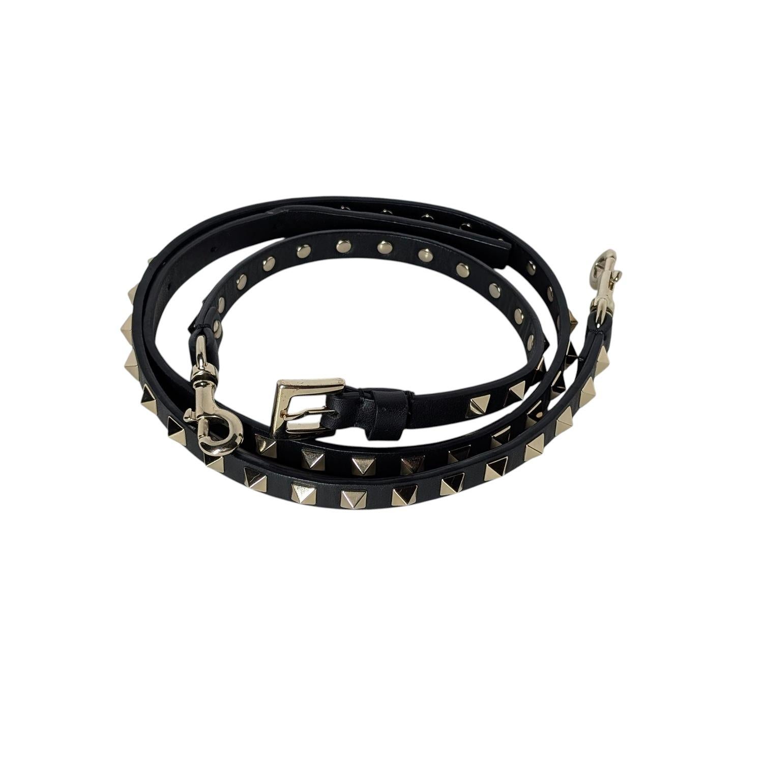 Valentino Garavani Vintage Small Rockstud Grainy Calf Crossbody en vente 5