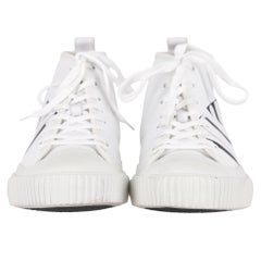 Valentino Garavani VLTN Logo High-Top Leather Sneakers