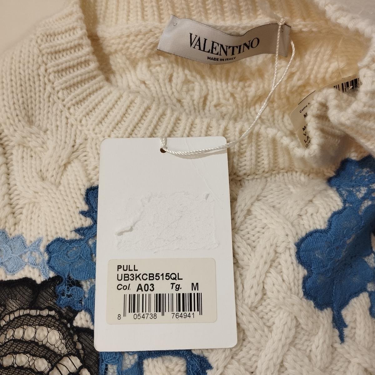 Valentino Garavani Wool % Cashmere pull size M For Sale 1