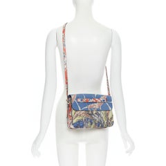 VALENTINO Garden Couture Mime floral print leather clasp flap crossbody bag