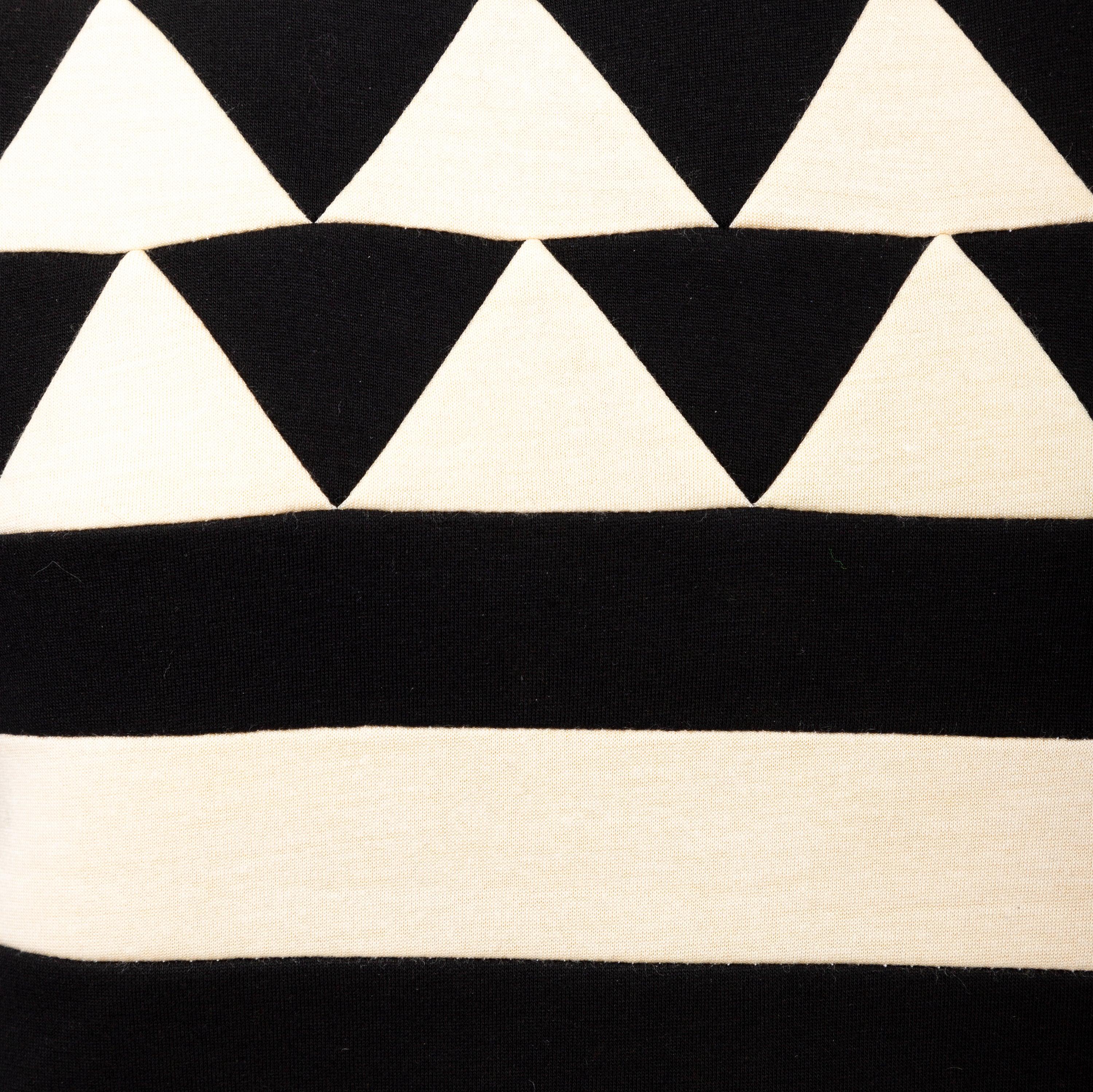 Valentino - Sweat-shirt en jacquard à motifs géométriques - années 10 en vente 1