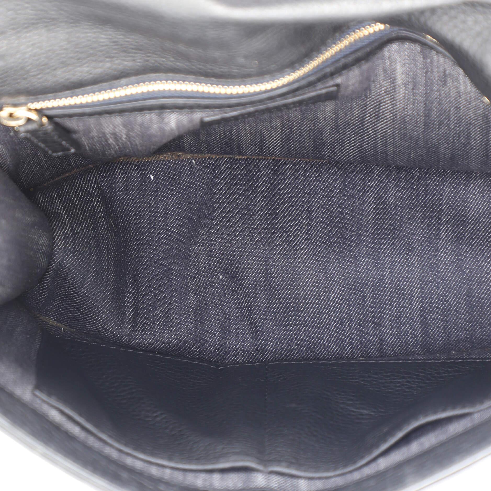 Women's or Men's Valentino Glam Lock Shoulder Bag Denim Medium
