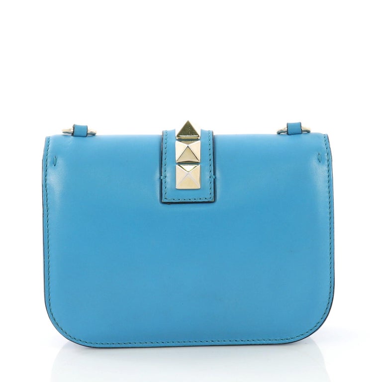 Valentino Glam Lock Shoulder Bag Leather Small at 1stDibs
