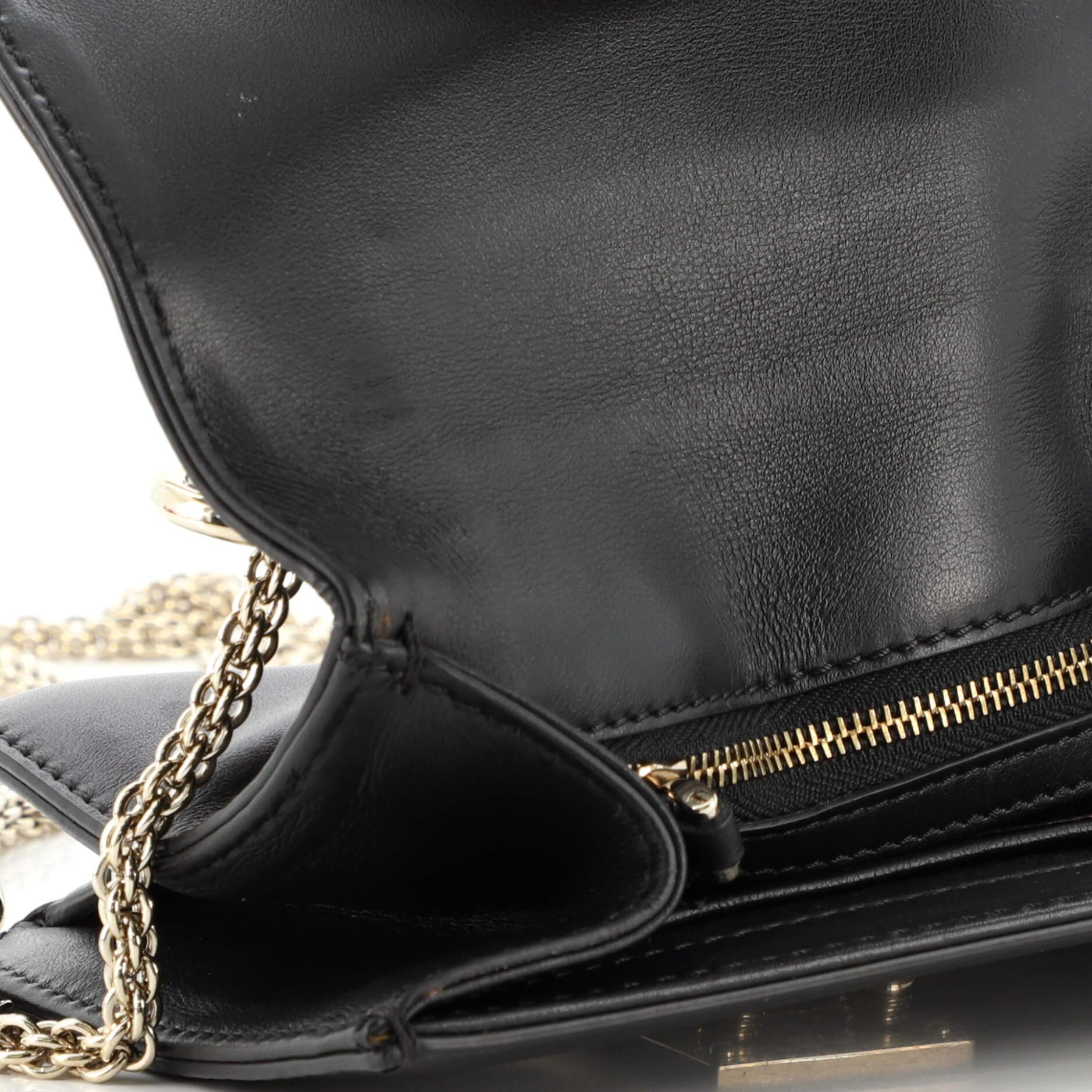 Valentino Glam Lock Shoulder Bag Leather Small 2