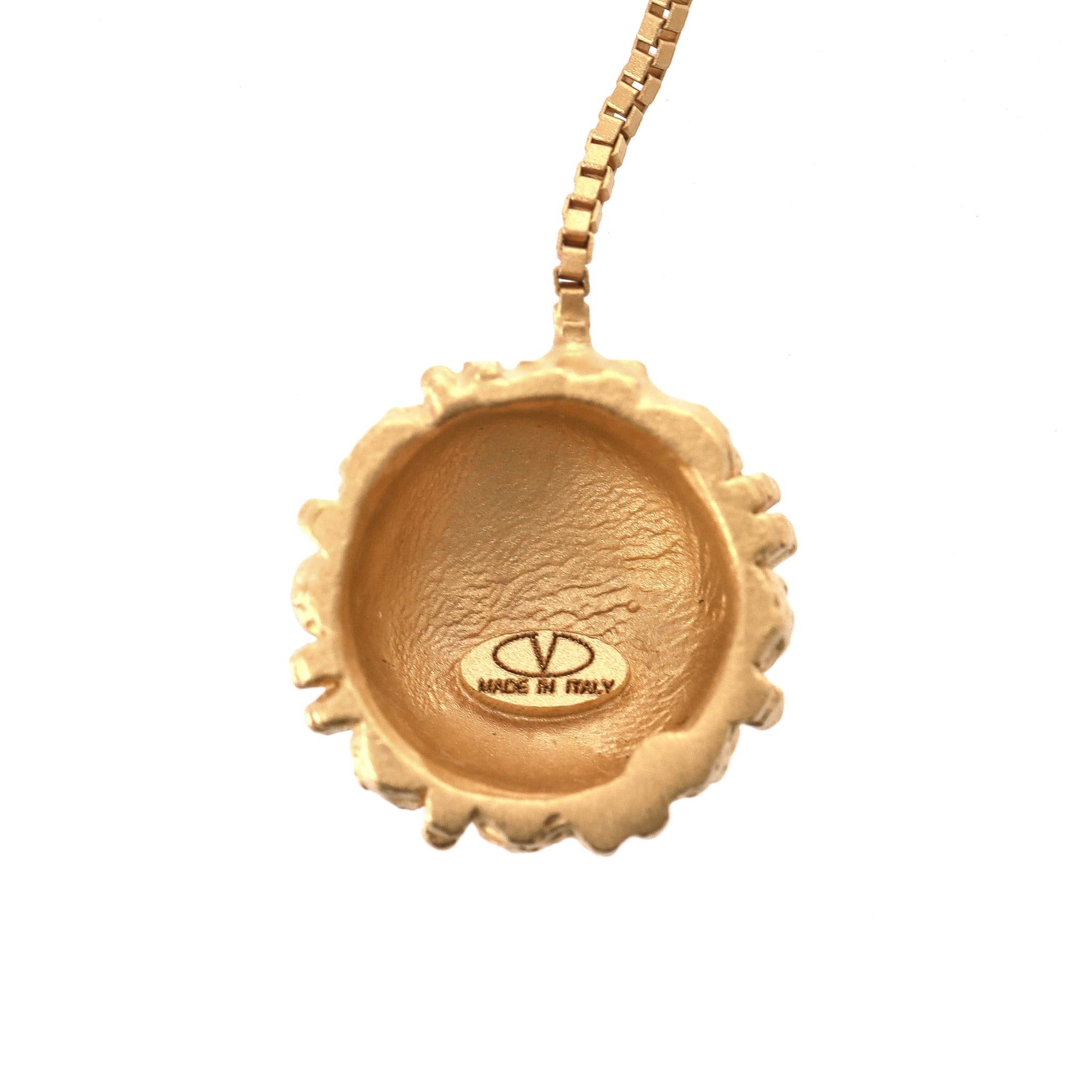 Valentino Gold Plated 925 Sterling Silver Shells Double Drop Earrings For Sale 4