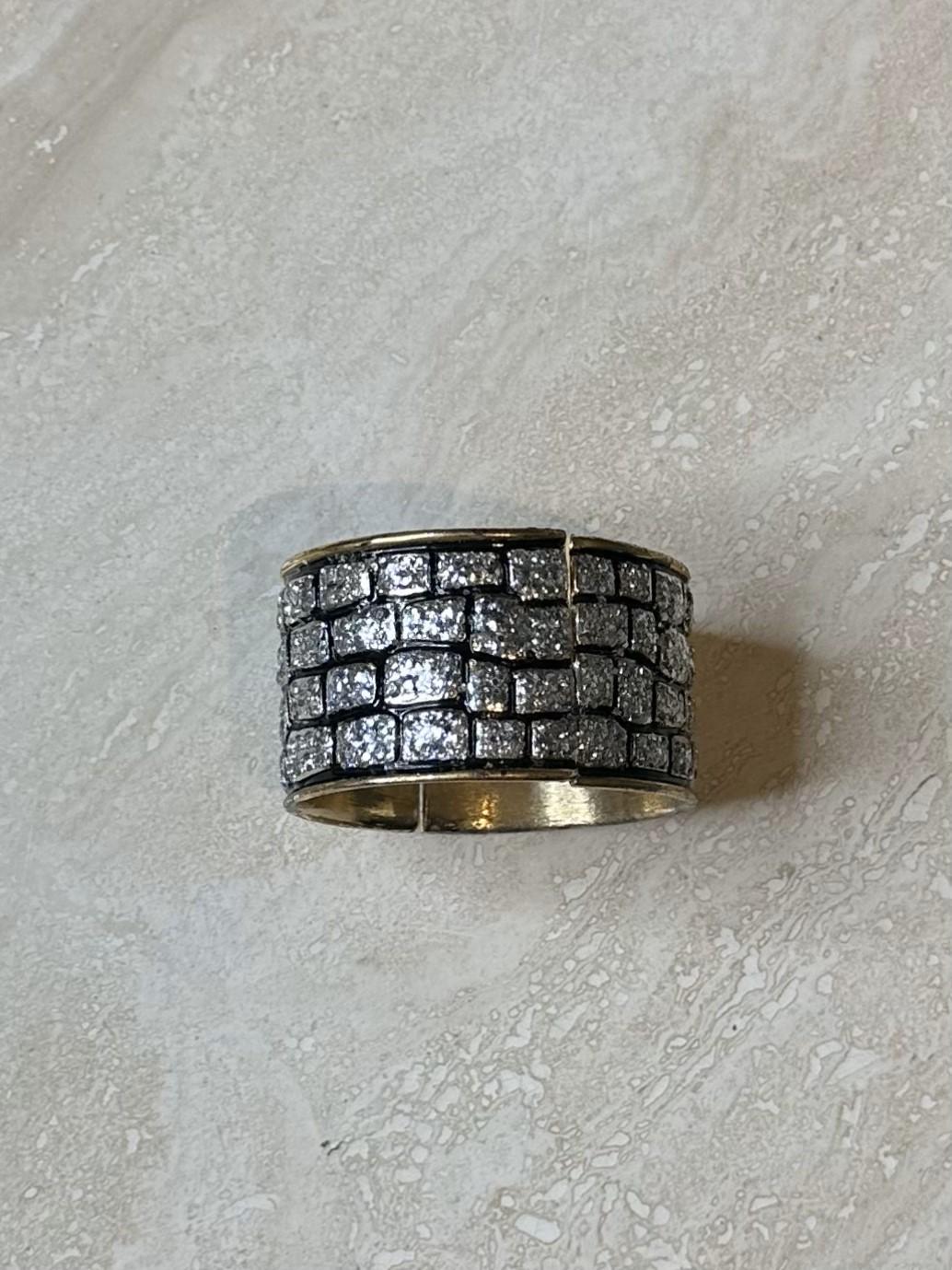 da uomo o donna Bracciale in mattoni glitterati di Valentino in vendita