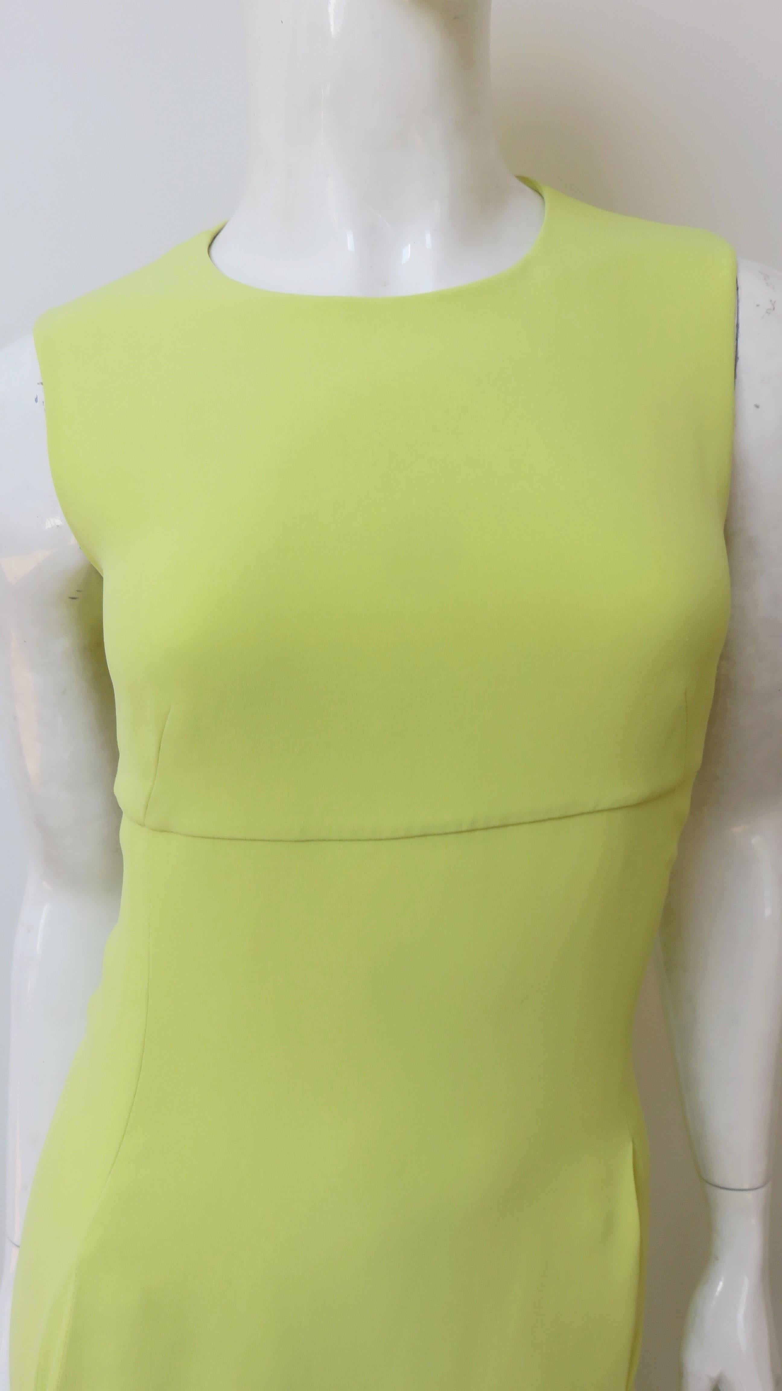 Valentino Neon Gown with Back Cut out For Sale at 1stDibs | valentino gown