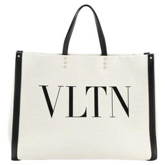 Valentino Grande Plage VLTN Tote Canvas Large