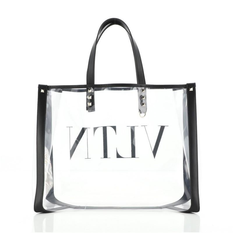 Valentino Grande Plage VLTN Tote PVC Medium im Zustand „Gut“ in NY, NY