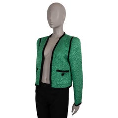VALENTINO green 2025 APRES L'HIVER FLORAL QUILTED Jacket XS