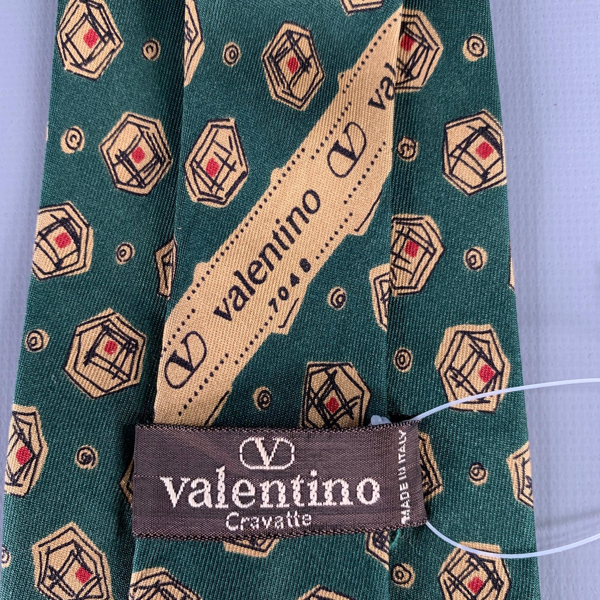 Valentino Cravatta in seta Greene & Greene Dot Dot In condizioni buone in vendita a San Francisco, CA