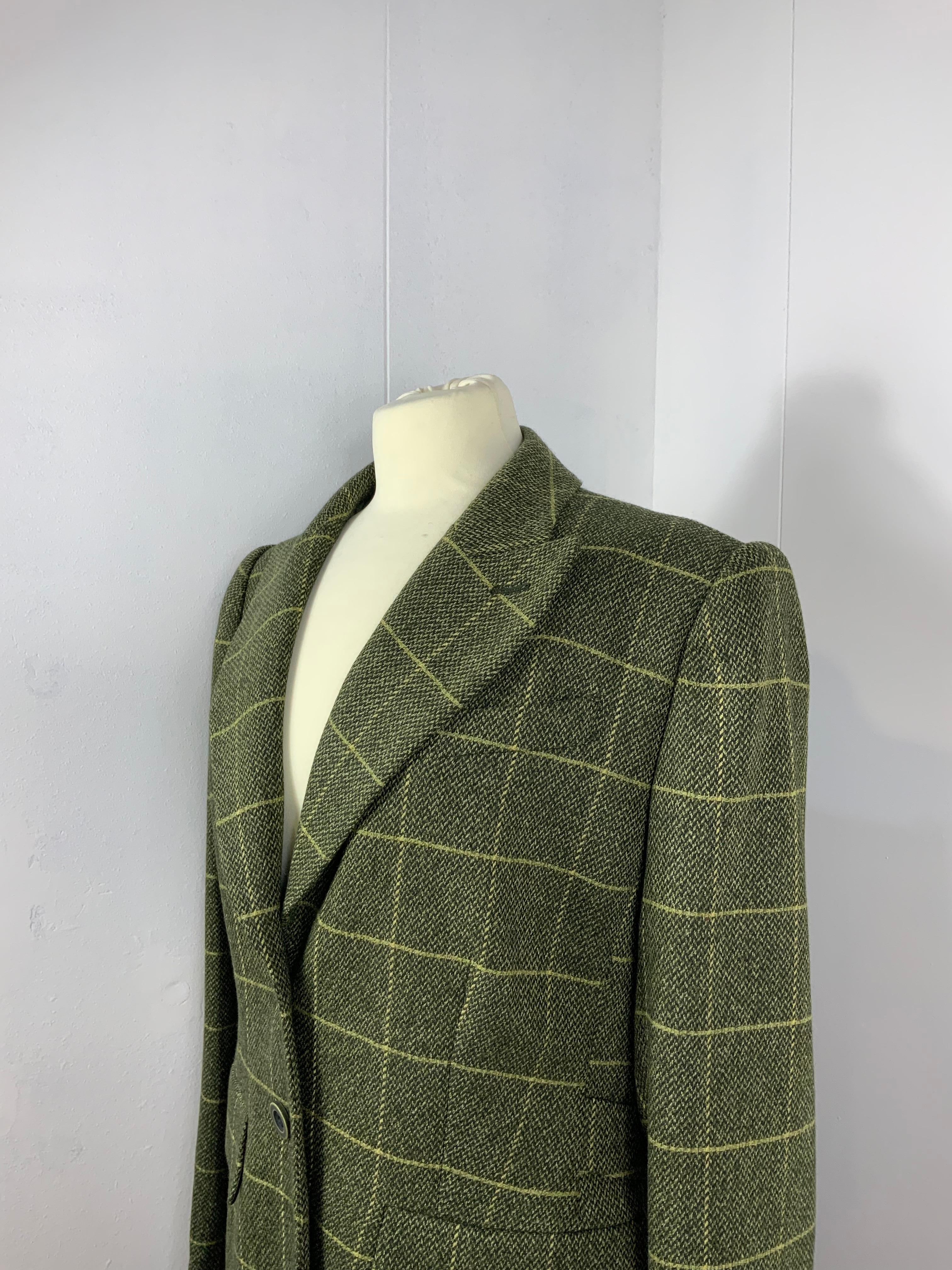 Black Valentino green wool Suit