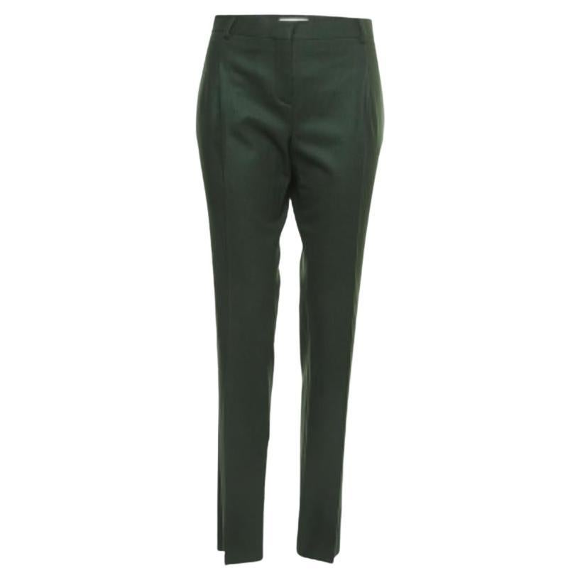 Pantalon en laine verte de Valentino XL