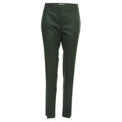 Valentino Pantalon en laine vert XL