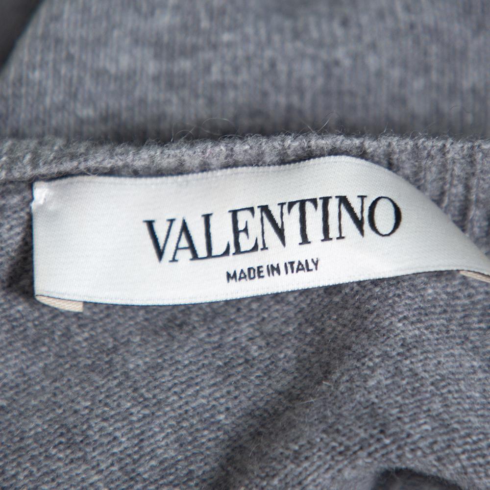 valentino logo sweater