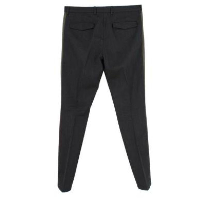 Valentino Grey Wool Trousers For Sale 2
