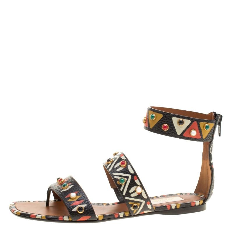 valentino tribal sandals