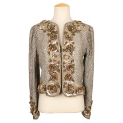 Chaqueta de Alta Costura Valentino Totalmente Bordada