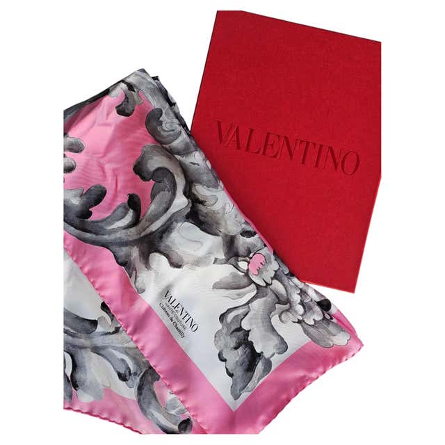 Dior White and Multi Floral Silk D-Millefiori Scarf 55x55 inch ...