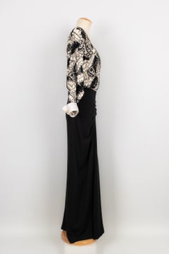 Valentino Haute Couture Set Composed of a Taffeta Top Embroidered with Sequins