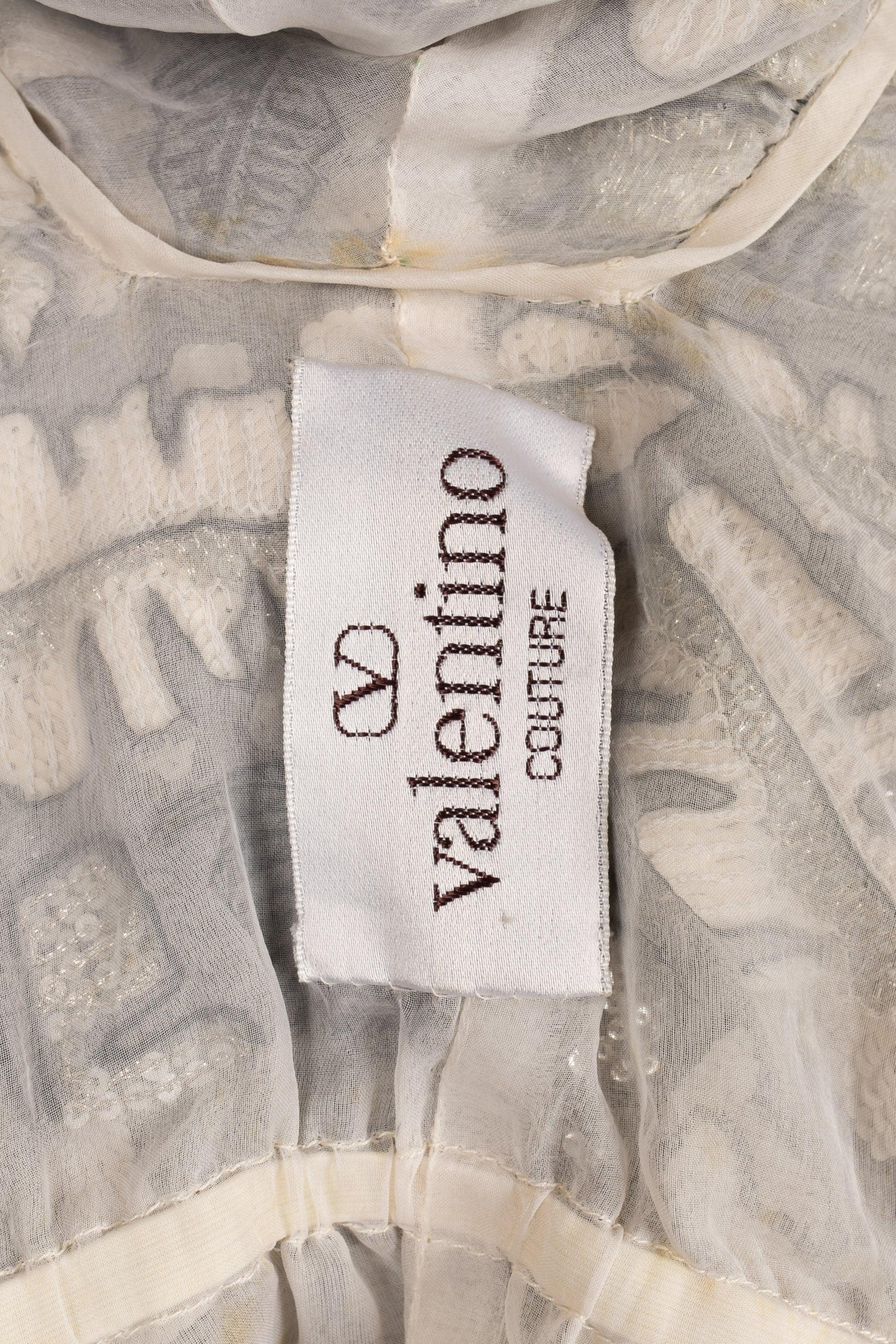 Ensemble haute couture Valentino composé d'un haut en taffetas brodé de sequins en vente 3