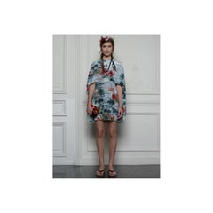 Valentino Hawaiian Couture Cape Dress - '10s