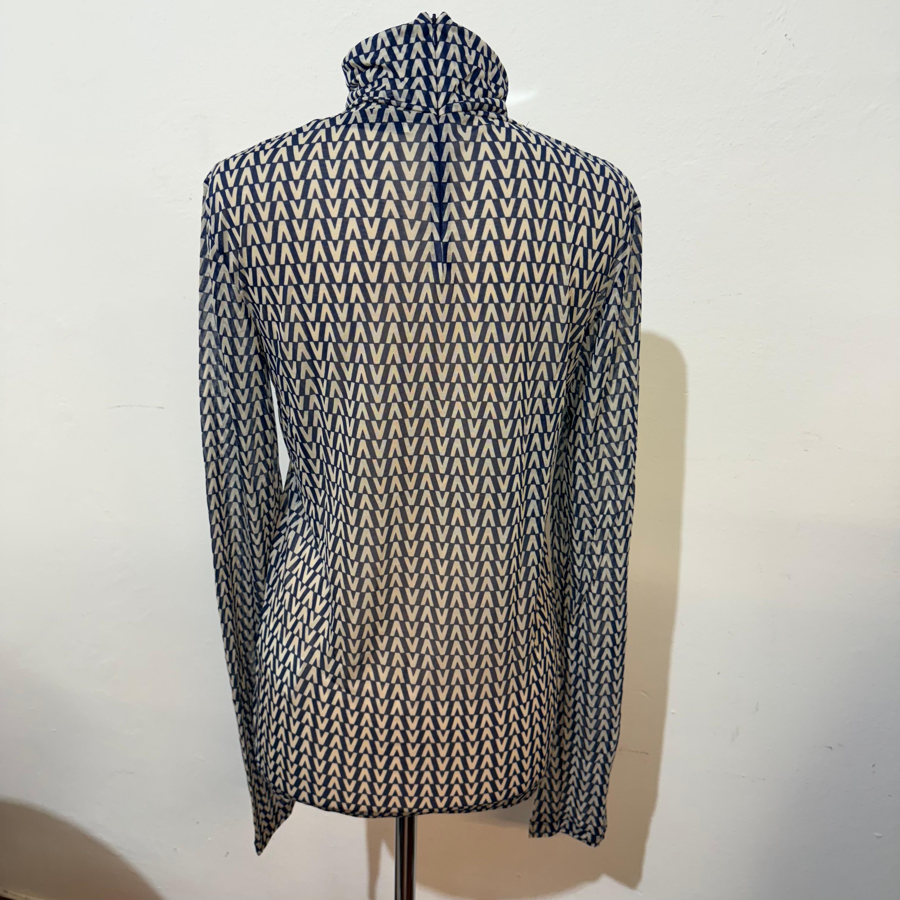 Donna Valentino Camicia a collo alto in modal taglia L.A. in vendita