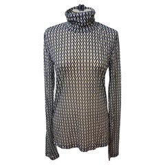 Valentino Camicia a collo alto in modal taglia L.A.
