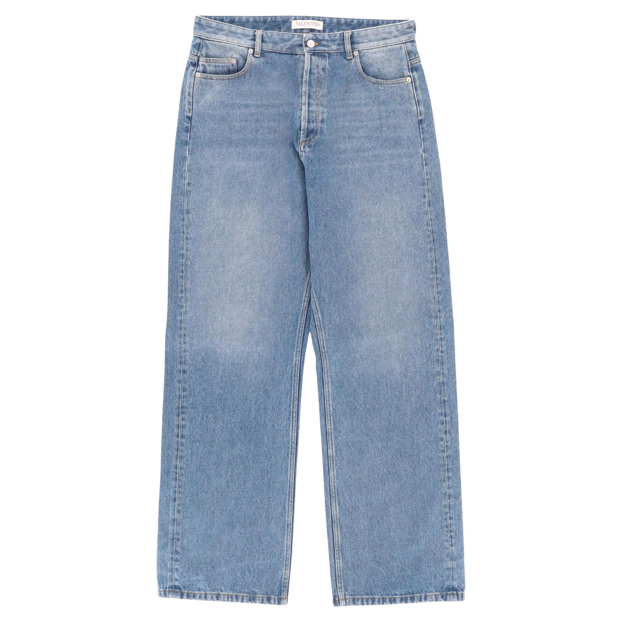 Vaqueros Valentino de tiro alto y pernera ancha